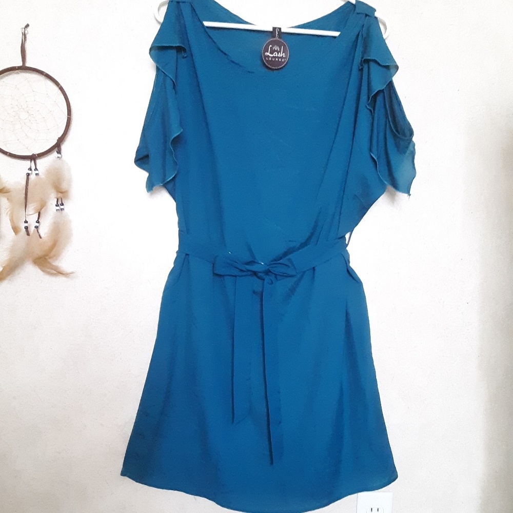 The Lash Lounge light blue dress